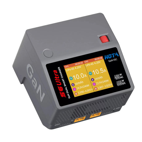 HOTA S6 Ultra AC480W DC650W GaNスマートバランス充電器（LiPo、LiHV、LiFeバッテリー用）