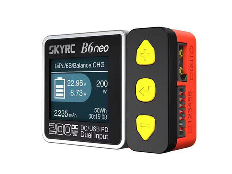 SkyRC B6neo 200W 日本語表示多機能スマート充電器  バランスチャージャー 放電器