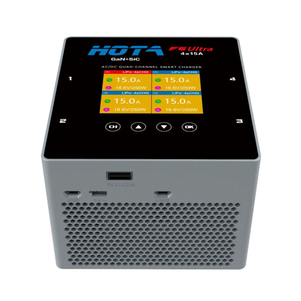 HOTA F6 Ultra 1000W 60A 1-6S  AC/DC Lipoバッテリー充電器