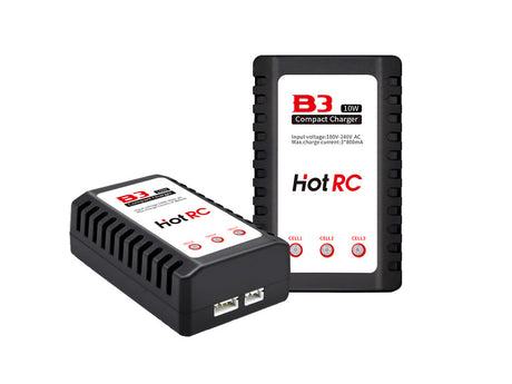 HOTRC B3 リポバッテリー充電器 10W/20W 7.4V/11.1Vバランスチャージャー 2S/3S LIPO対応