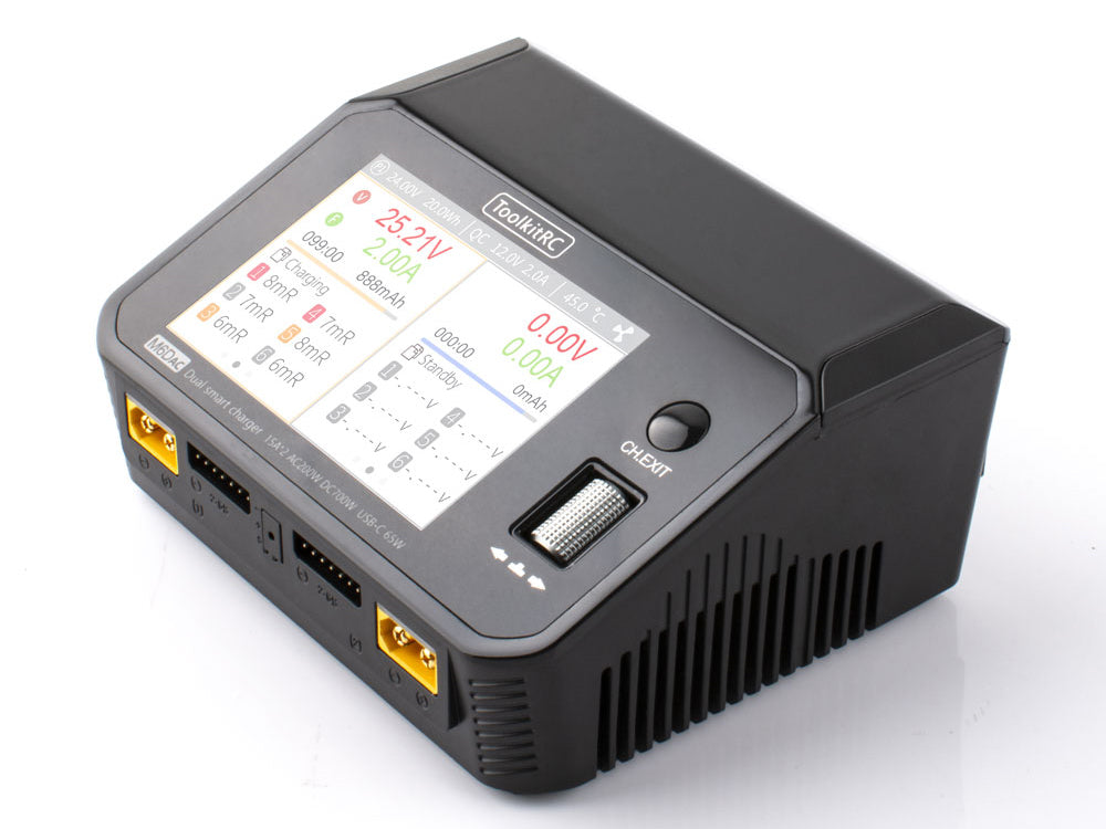 ToolkitRC M6DAC 700W 15A PD65W 急速充電デュアルチャネル