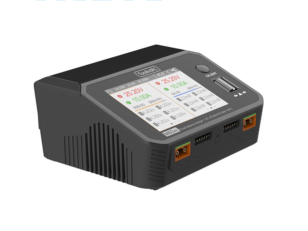 送料無料　ラジコン用　ToolkitRC M6DAC V2 充電器放電器 新品 ToolkitRC M6DAC 充電器 - 350W x 2 USB-C 65W AC DC デュアル