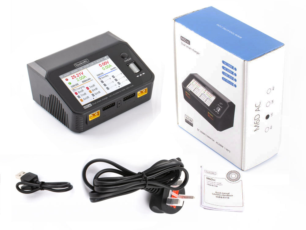 ToolkitRC M6DAC 700W 15A PD65W 急速充電デュアルチャネル