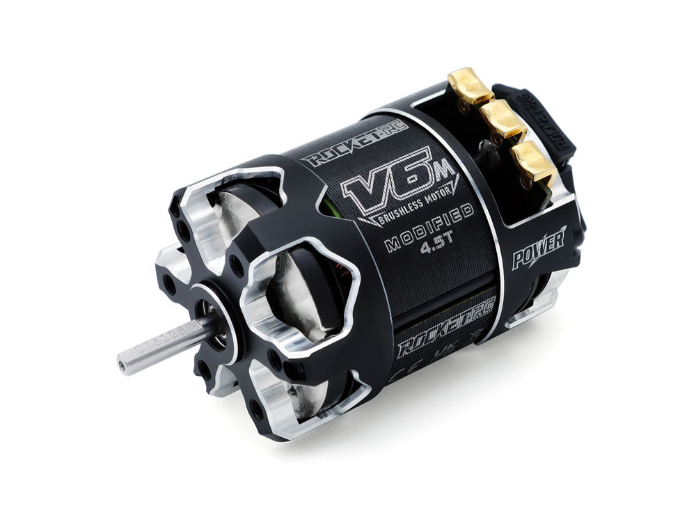 ROCKET-RC 540 V6-M センサー付きブラシレスモーター｜1/10ラジコンカー競技用 ・MODIFIED仕様 ｜3.5T〜10.5T 選択可能