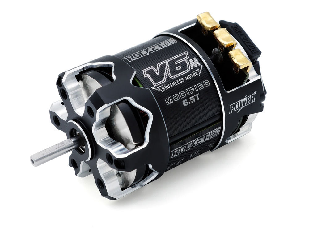 ROCKET-RC 540 V6-M センサー付きブラシレスモーター｜1/10ラジコンカー競技用 ・MODIFIED仕様 ｜3.5T〜10.5T 選択可能