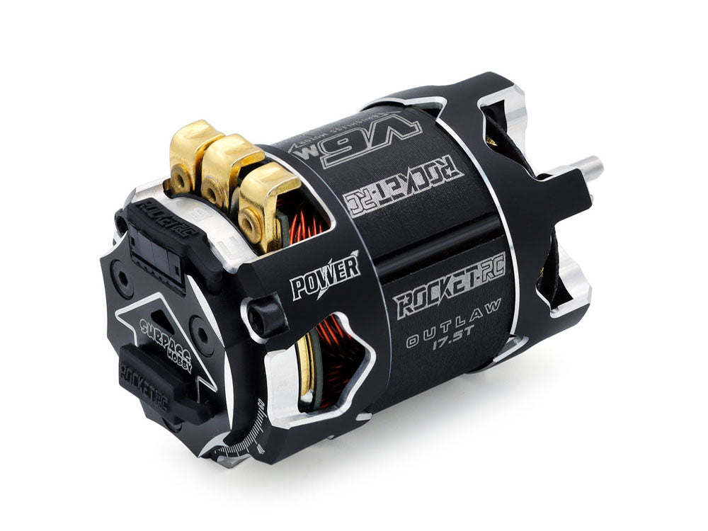 ROCKET-RC 540 V6-M センサー付きブラシレスモーター｜1/10ラジコンカー競技用 ・OUTLAW仕様 ｜13.5T 17.5T 21.5T 選択可能