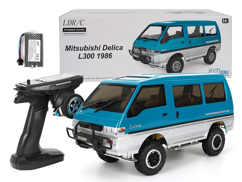 LDR/C 1:12 三菱デリカ L300 1986 正規ライセンス オフロードRCクローラー LD1296 RTR 技適認証済