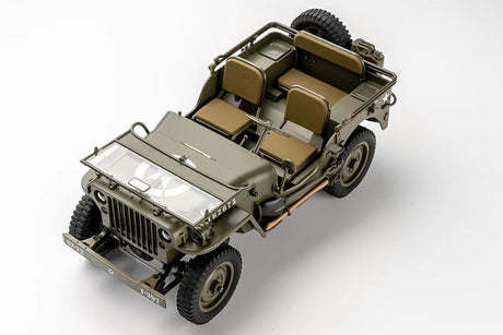 RocHobby 1/12  WILLYS MB グリーン RCクローラー オフロード RTR 技適認証済み