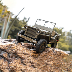 RocHobby 1/12  WILLYS MB グリーン RCクローラー オフロード RTR 技適認証済み